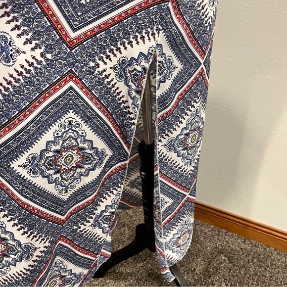 Rue 21 Geometric Print Maxi Dress with straps size medium - Picture 7 of 14